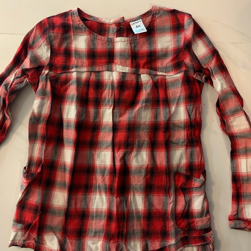 long sleeve plaid shirt